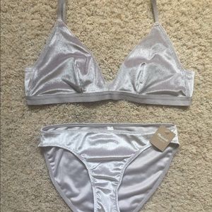 Madewell velvet set